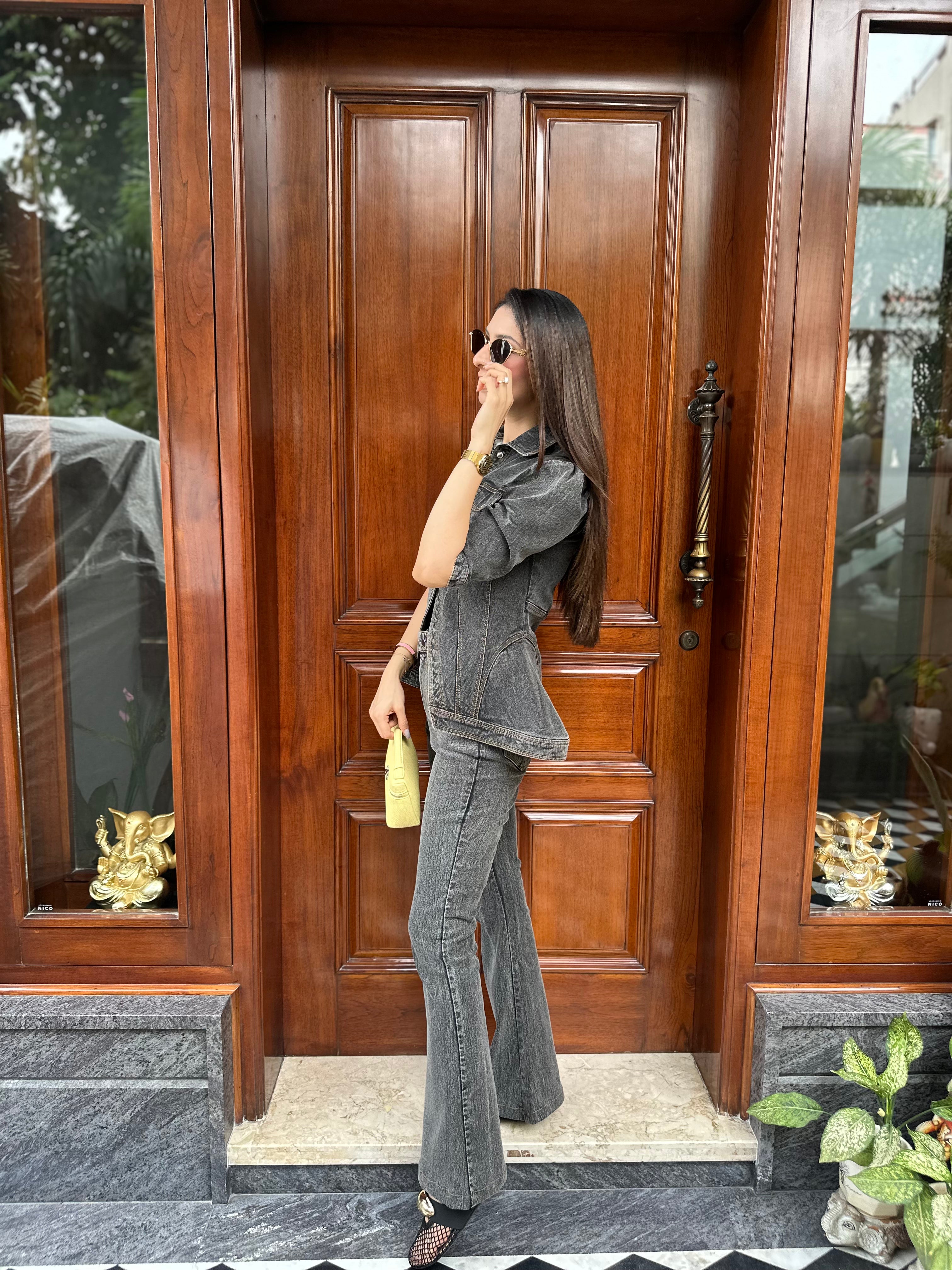 LARISSA CHARCOAL CO-ORD SET