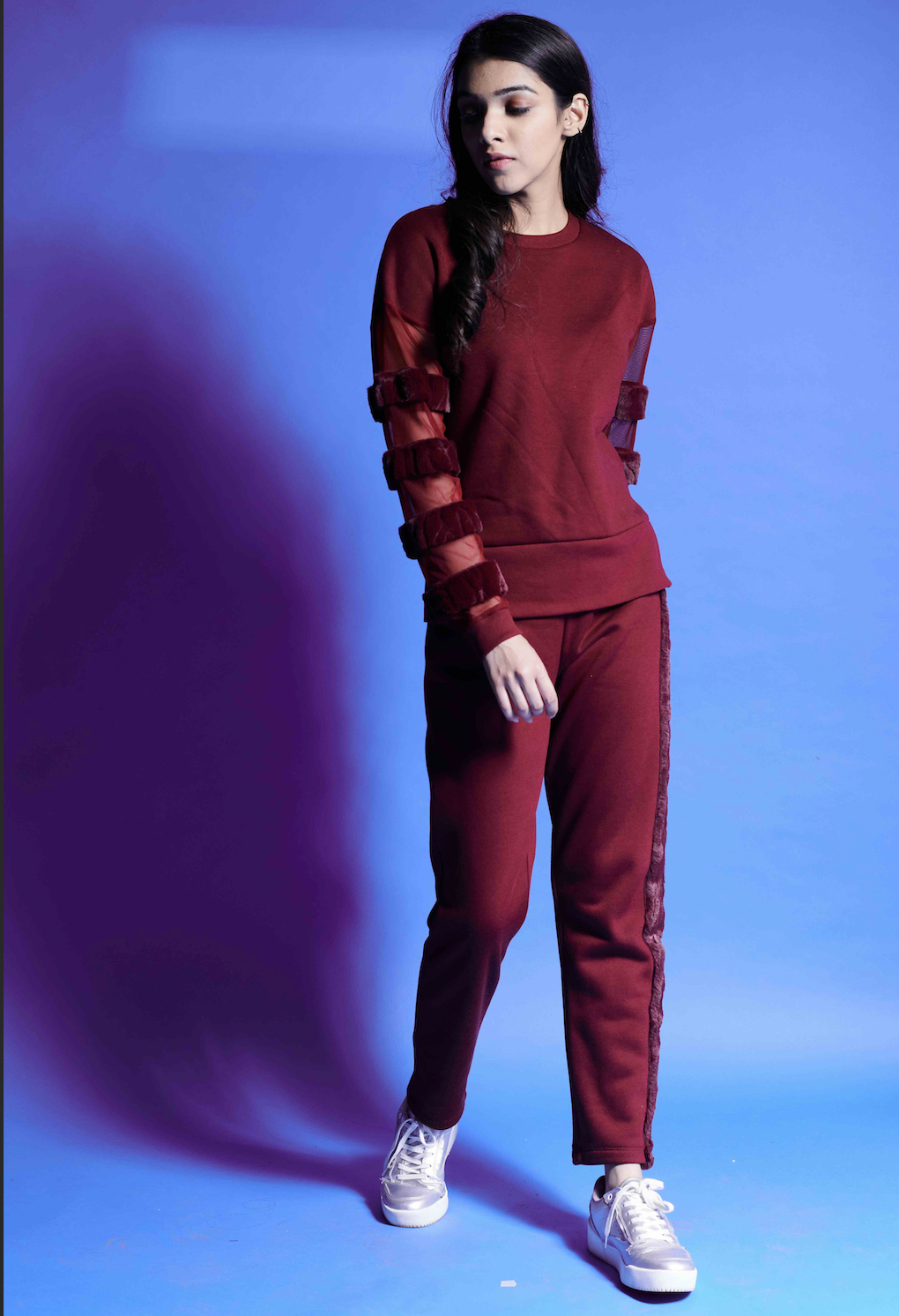 DELANCEY ST. CO-ORDSET - BURGANDY