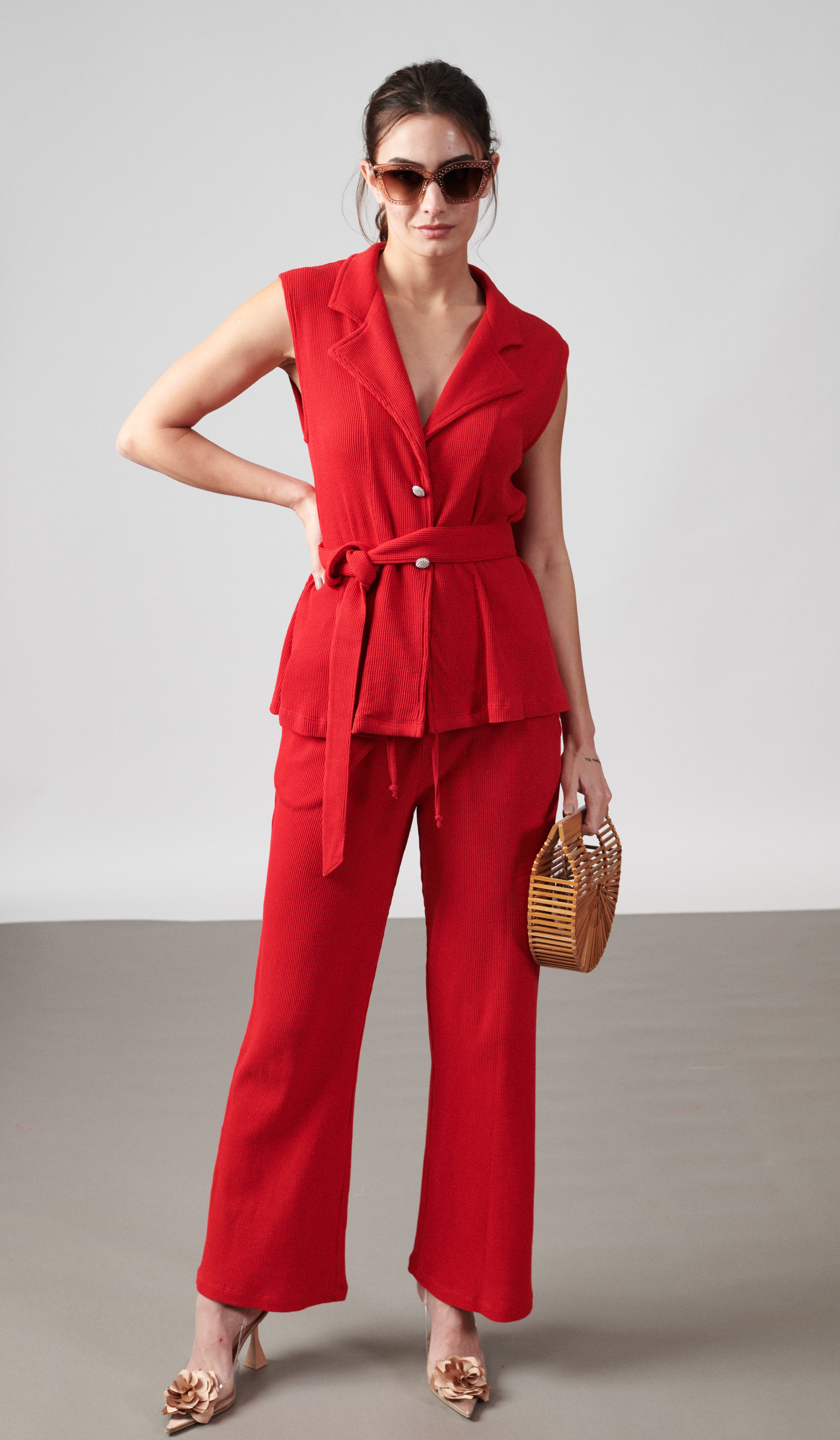 LAFAYETTE ST. CO-ORD SET SCARLET