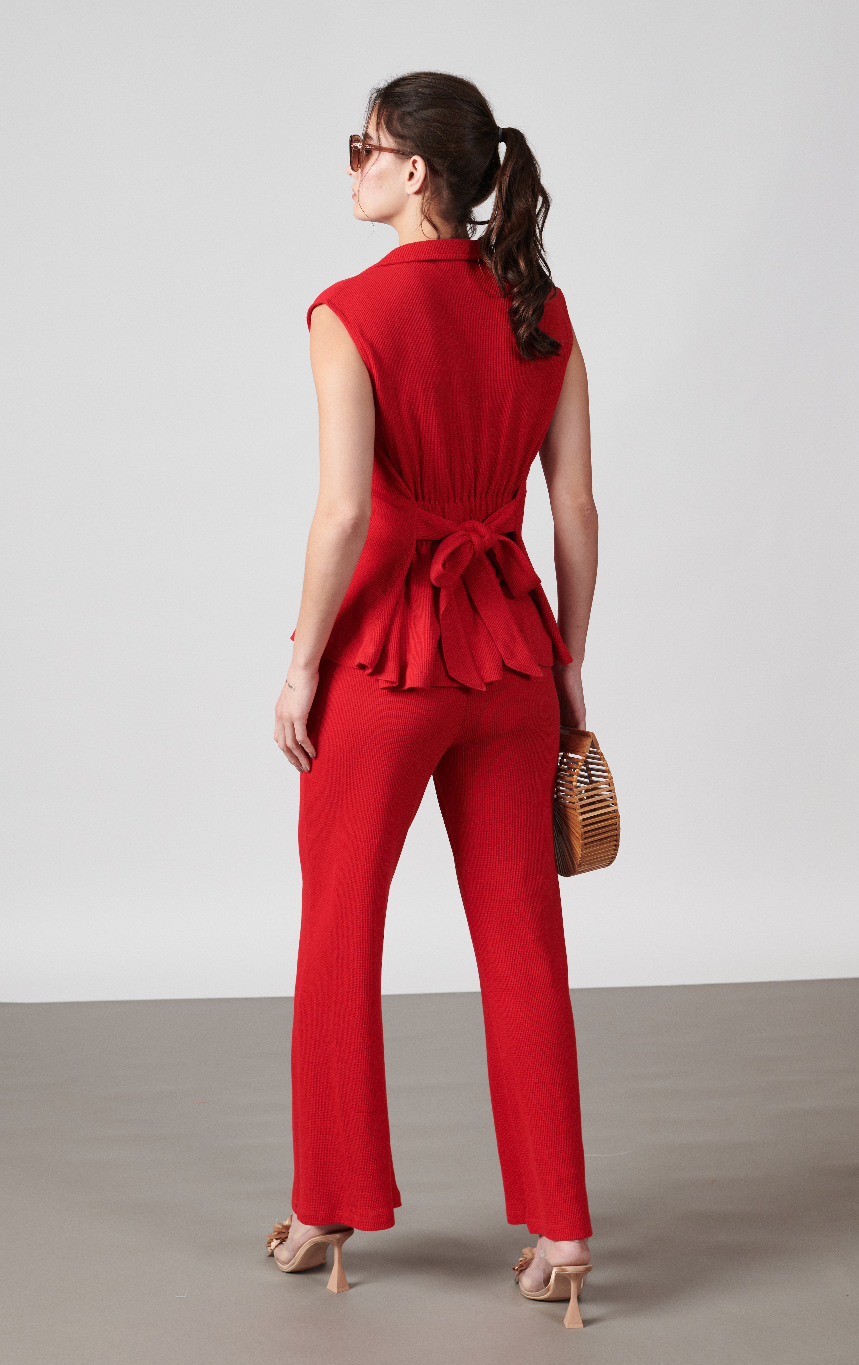 LAFAYETTE ST. CO-ORD SET SCARLET