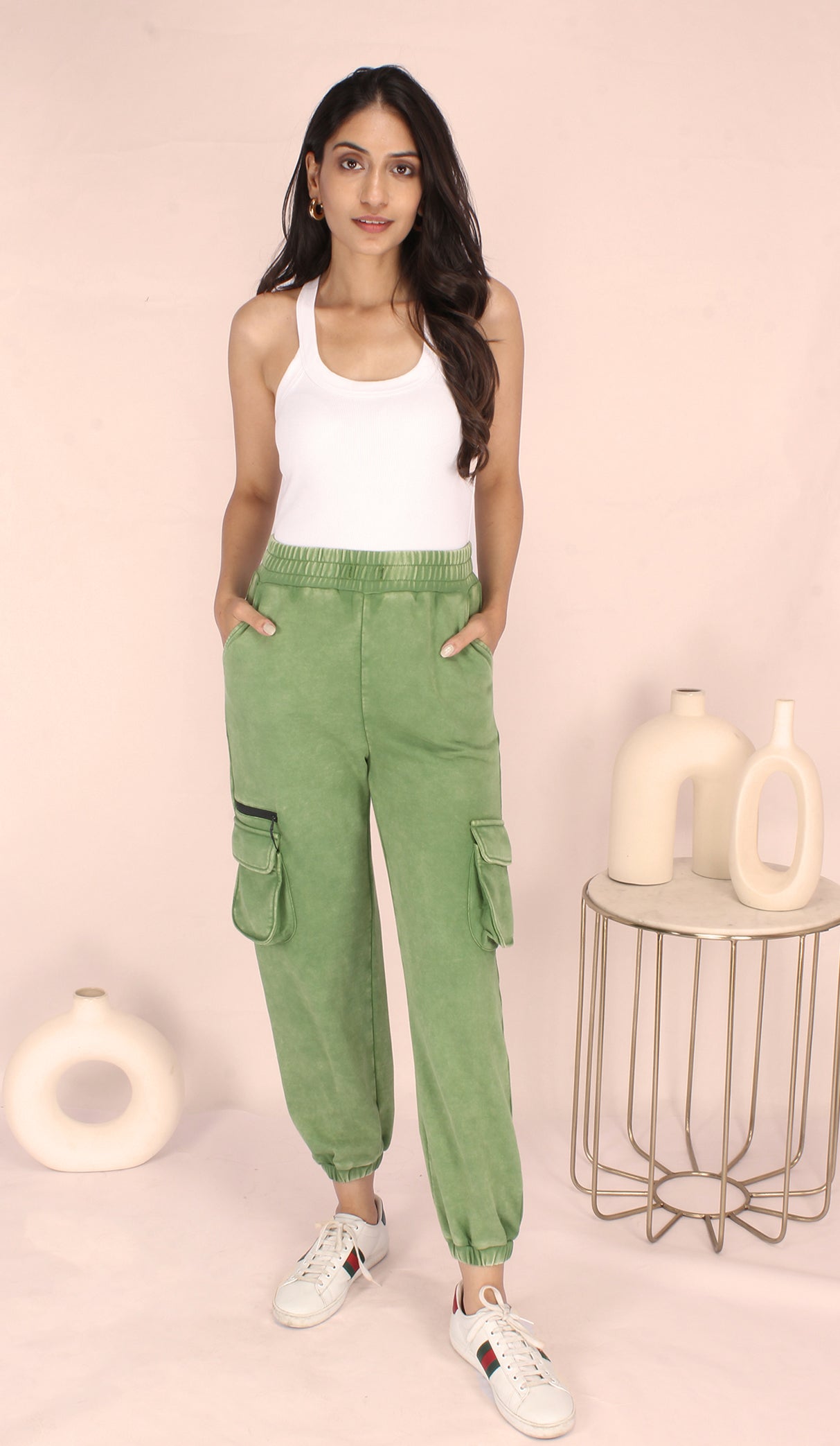 MODESTO FOREST GREEN PANTS