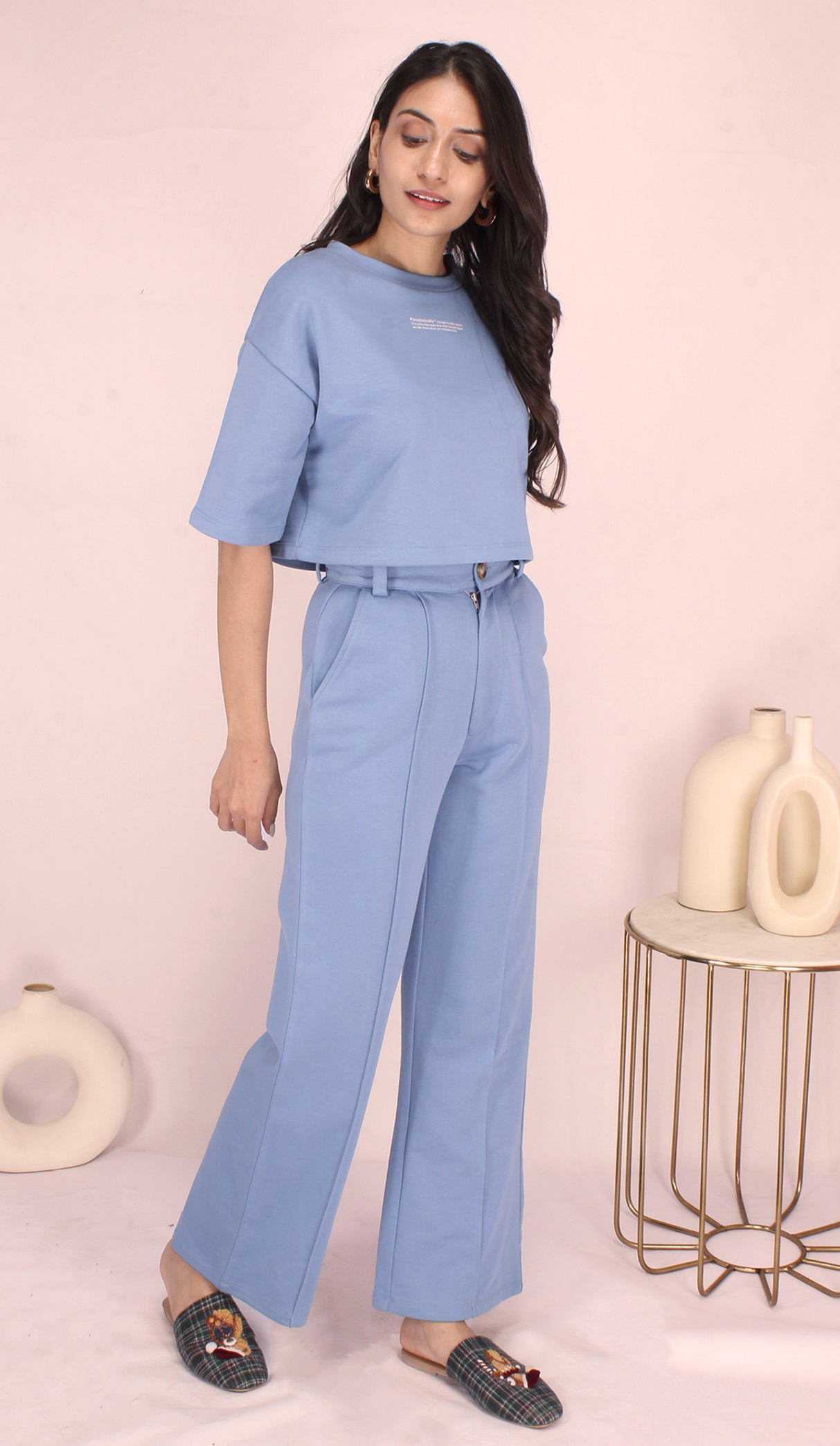 KHEMISSET CAROLINA BLUE CO-ORD SET