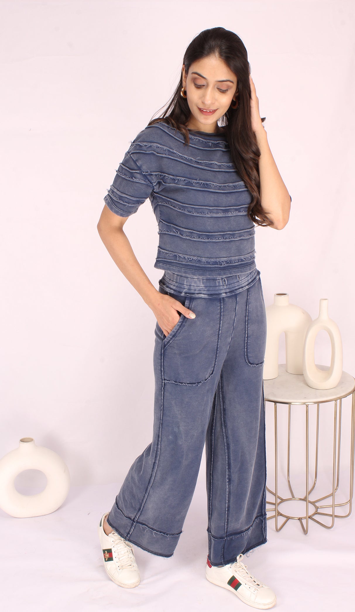 SETTAT INDIGO CO-ORD SET