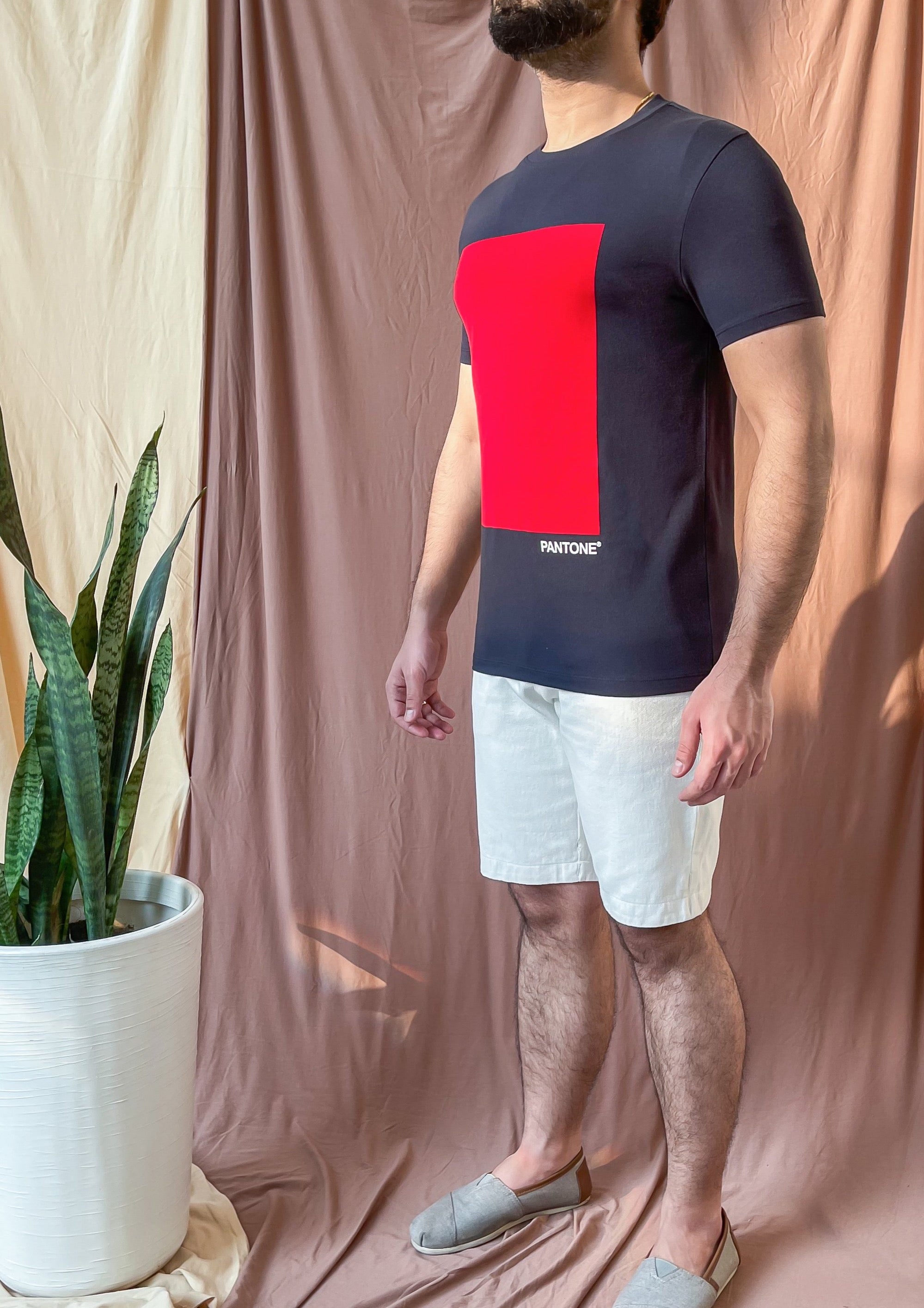 MELROSE AVE NAVY TEE